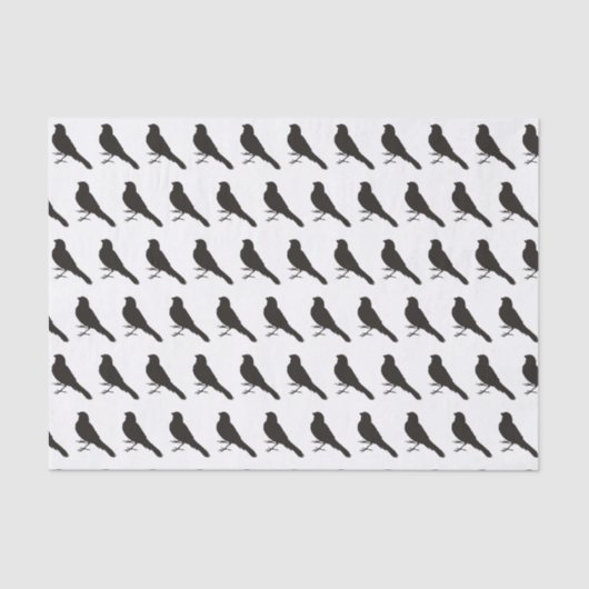 Standing Canary Bird Seidenpapier (Vorderseite)