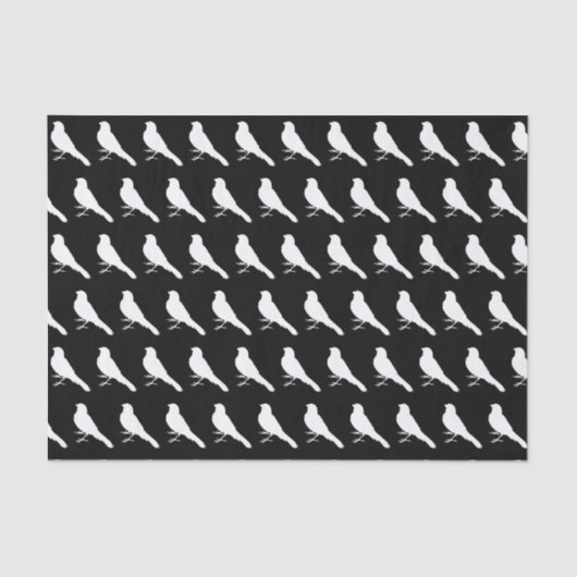 Standing Canary Bird Seidenpapier (Vorderseite)