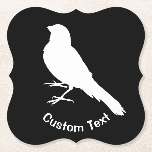 Standing Canary Bird Untersetzer (Vorderseite)