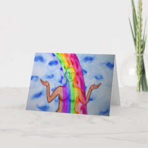 Standing in the healing light of God Karte