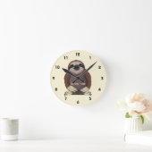 Standing Sloth Design Acrylic Wall Clock Runde Wanduhr (Zuhause)