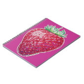 Standing Strawberry Notizblock (Linke Seite)