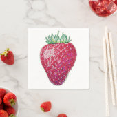 Standing Strawberry Serviette (Beispiel)