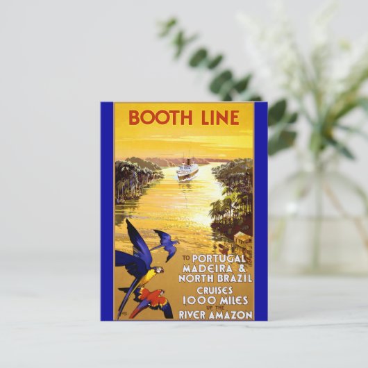 Standleitung nach Portugal Madeira Postkarte (Stehend Vorderseite)