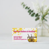 Standmischer-Kuchenteig-Bäckerei-Visitenkarte Visitenkarte (Stehend Vorderseite)