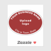 Standort des Unternehmens auf dem Vinyl-Aufkleber  Aufkleber (Blatt)