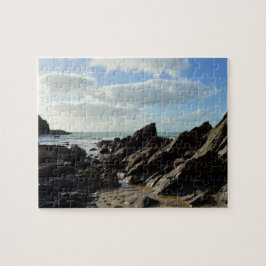Standort Dollar-Bucht-Cornwalls England Poldark Puzzle