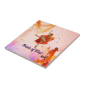 Standpunkt | Belebte Ballerina Art Fliese (Seite)