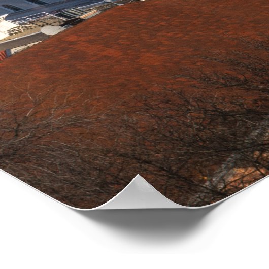 Standpunkt des ungarischen Gebäude Poster (Ecke)