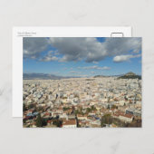 Standpunkt von Athen, Griechenland Postkarte (Vorne/Hinten)
