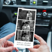 Standrahmen für Schwarz-Weiß-Hochzeitskoppel-Foto Save The Date