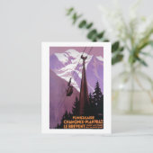 Standseilbahn nach Brevent Mt. Postkarte (Stehend Vorderseite)