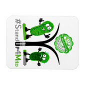 #StandUp4Mito Magnet (Horizontal)