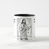 Standup Jesus - funny journal verses - Rejection Tasse (Zentrum)