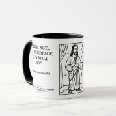 Standup Jesus - lustige Verse - Besser Tasse (Vorderseite Links)