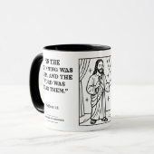 Standup Jesus - lustige Verse - Narzissten Tasse (Vorderseite Links)