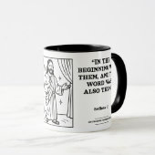 Standup Jesus - lustige Verse - Narzissten Tasse (VorderseiteRechts)