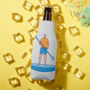 Standup Paddle Board Retro Vintages Design Geschen Flaschenkühler