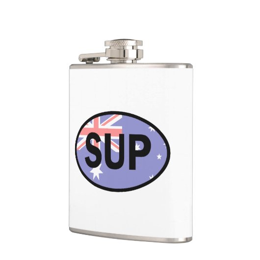 Standup Paddleboard Australia Flag Flachmann (Links)