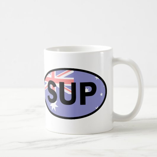 Standup Paddleboard Australia Flag Kaffeetasse (Rechts)