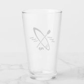 Standup Paddleboarding Glas (Rückseite)