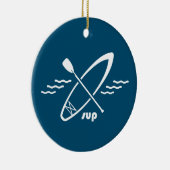 Standup Paddleboarding Keramik Ornament (Rechts)