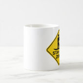 Standup Paddleboarding Zone Road Sign Kaffeetasse (Mittel)