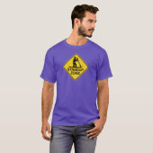 Standup Paddleboarding Zone Road Sign T-Shirt (Vorne ganz)