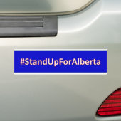 #StandUpForAlberta Autoaufkleber (Auf Auto)