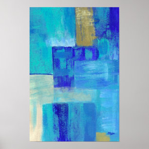 Standwasser drucken Poster aus der Originalmalerei