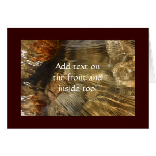 Standwasser ist tief