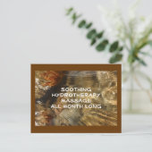 Standwasser ist tief postkarte (Stehend Vorderseite)