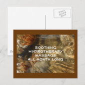 Standwasser ist tief postkarte (Vorne/Hinten)