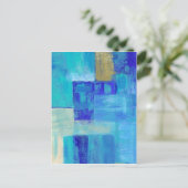 Standwasser Postkarte aus Originalgemälde (Stehend Vorderseite)
