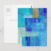 Standwasser Postkarte aus Originalgemälde (Vorne/Hinten)