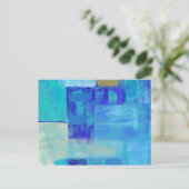 Standwasser Postkarte aus Originalgemälde (Stehend Vorderseite)