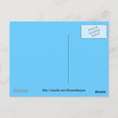Standwasser Postkarte aus Originalgemälde (Rückseite)