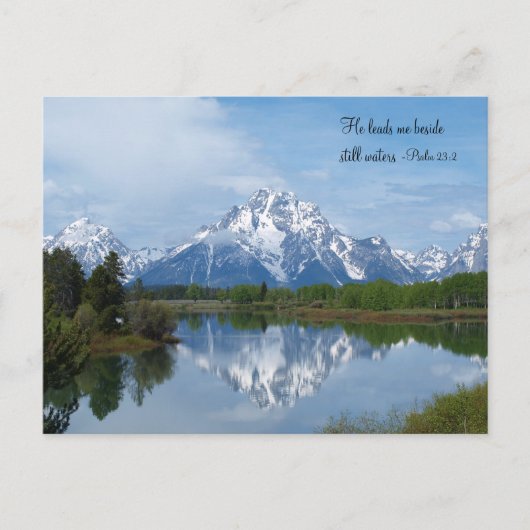 Standwasser-Postkarte Postkarte (Vorderseite)