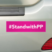 #StandWithPP Autoaufkleber (Auf Auto)