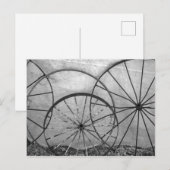 Standzeit des Wagenrads Postkarte (Vorne/Hinten)