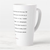 Stanford BAD Labrador - Group Gedicht Latte Tasse (Rechte Ecke)