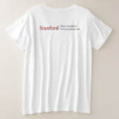 Stanford BAD Labrador - Primärzeichen Große Größe T-Shirt (Design Rückseite)