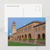 Stanford bei Moonrise Postkarte (Vorne/Hinten)