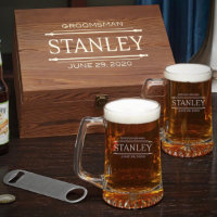 Stanford Box Set mit/ Bottle Opener and Ber Tasse