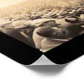 Stanford Cal Football Foto 1926 Poster (Ecke)