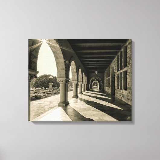 Stanford Hallway Leinwanddruck (Vorderseite)