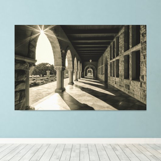 Stanford Hallway Leinwanddruck (Insitu (Holzboden))