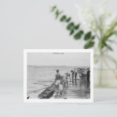 Stanford Rowing Crew Team Fotograf Postkarte (Stehend Vorderseite)