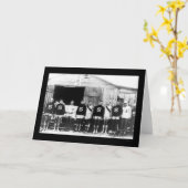 Stanford Varsity Rowing Crew 1912 Karte (Gelbe Blume)