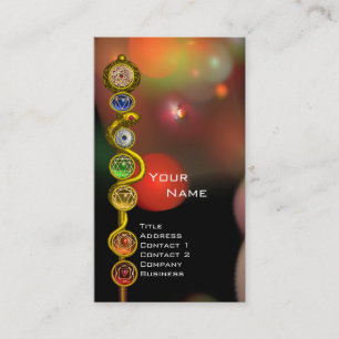 STANGE VON ASCLEPIUS, 7 CHAKRAS, YOGA, GEISTIGE VISITENKARTE